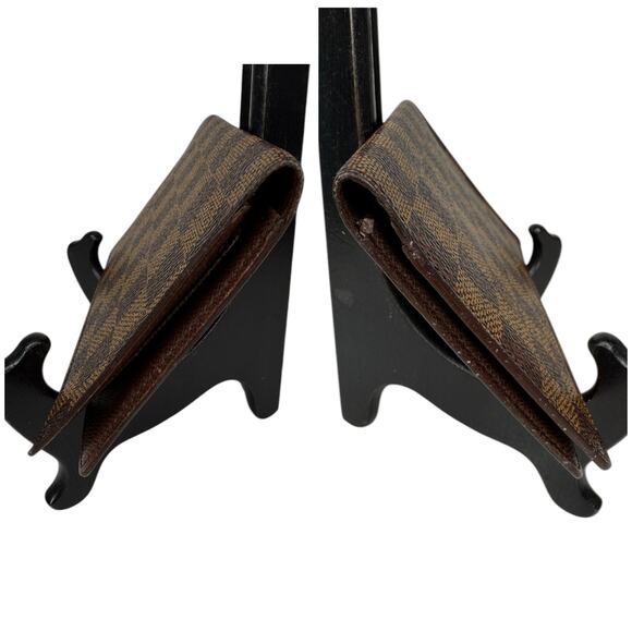 Louis Vuitton Damier Ebene Checkbook Wallet 1896-1996 Edition Centenaire Auth - Picture 5 of 12